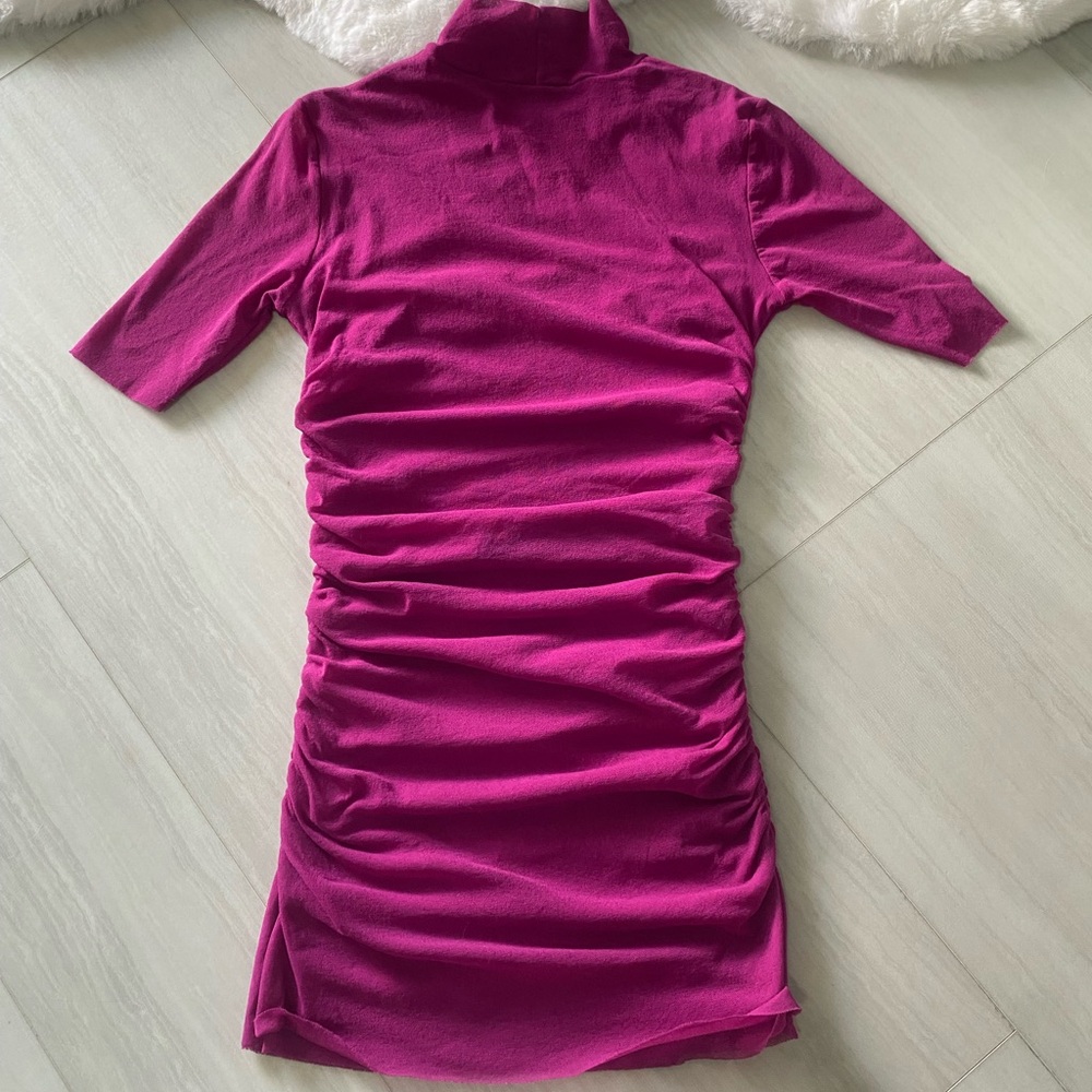 Elegant Pink Ruched Shirt